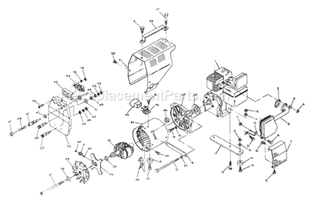 Part Location Diagram of 00763012 Briggs and Stratton SUPPORT, Engine